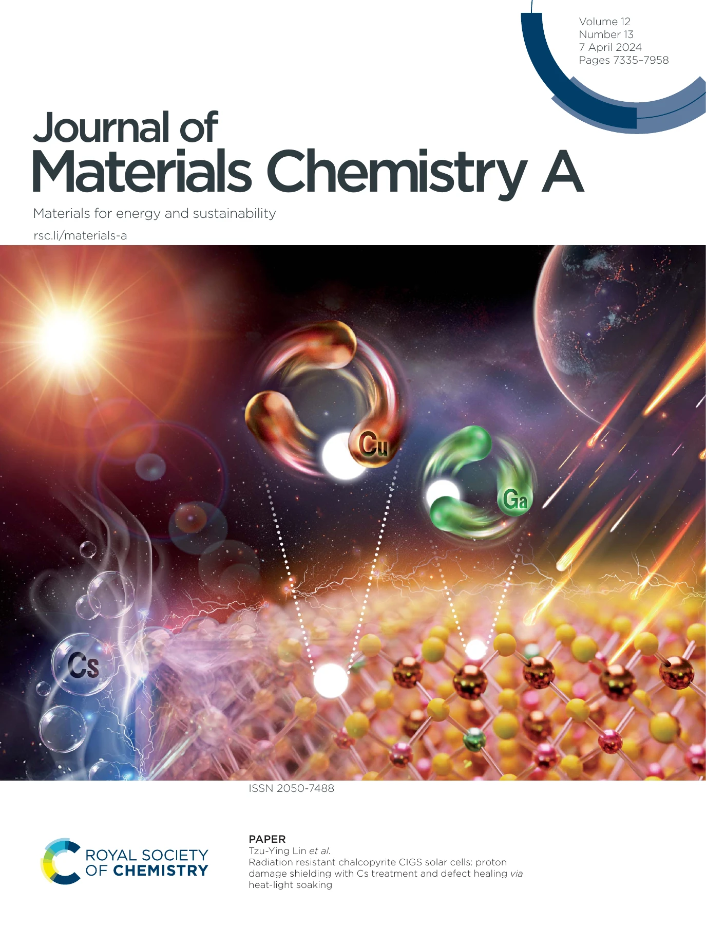 Radiation resistant chalcopyrite CIGS solar cells